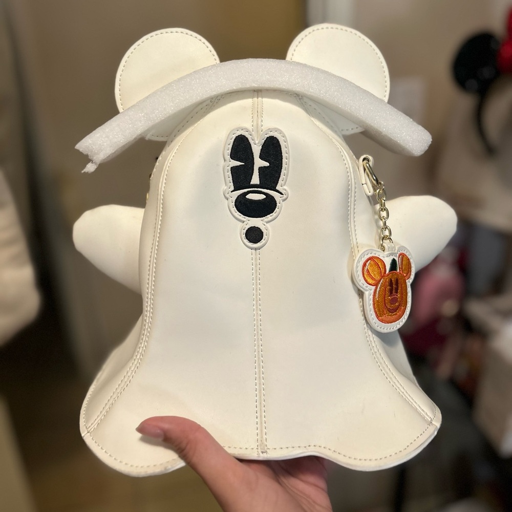 Stitch Shoppe by Loungefly Disney Mickey Mouse Ghost Glow in the Dark Crossbody
